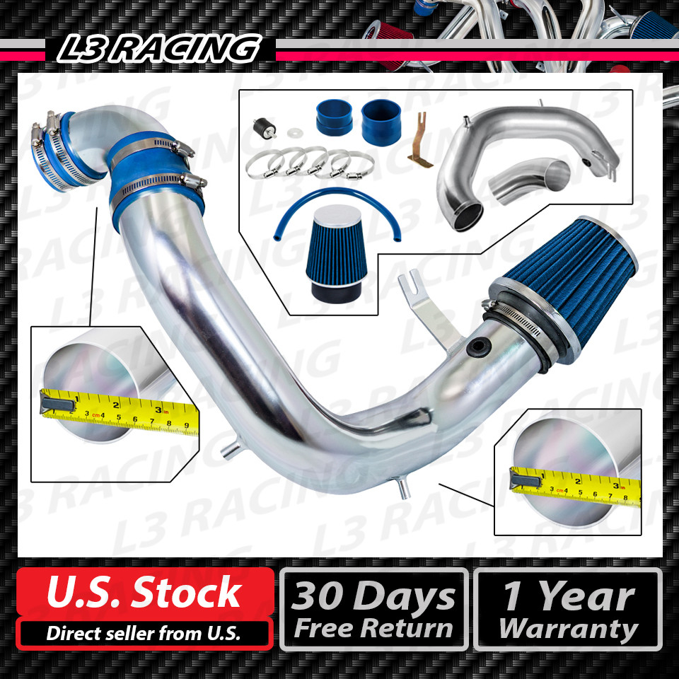 BLUE COLD AIR INTAKE + DRY FILTER FOR DODGE 03-05 NEON SRT4 2.4L TURBO