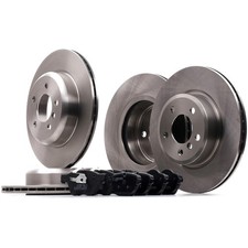 Bremsenset Bremsscheiben +Bremsbeläge Vorne Hinten für BMW 5 Touring (F11)