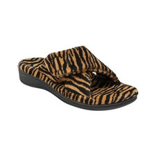Vionic Relax Tiger Slipper Slip-On Arch Support Women sizes 5-13 NEW