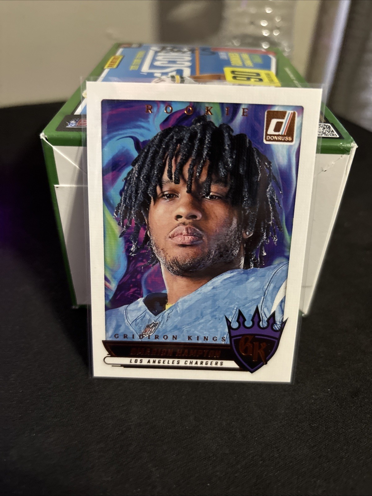 2025 Donruss #RGK-OHN Omarion Hampton Rookie Gridiron Kings
