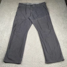 Wrangler ATG Pants Mens 38x30 Gray Regular Fit Canvas Utility Outdoors