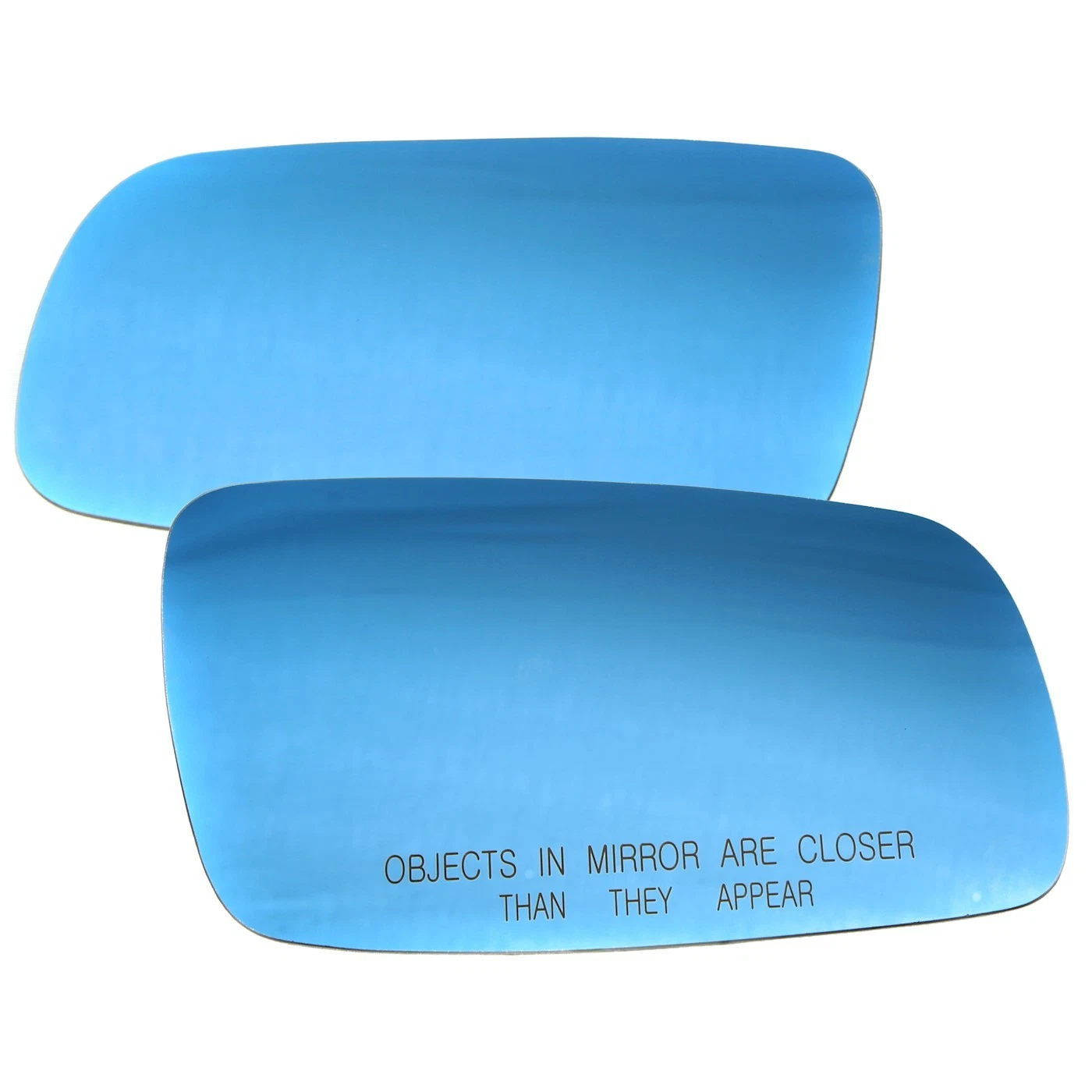 Blue Mirror Glass Set For 1999-2006 Volkswagen Golf Heated With Backng Plate
