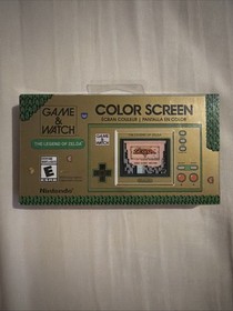 NINTENDO GAME AND WATCH SUPER MARIO BROS & LEGEND OF ZELDA COLOR HANDHELD SYSTEM