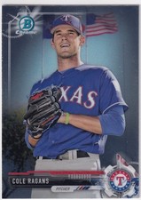 2017 BOWMAN CHROME PROSPECTS RC COLE RAGANS KANSAS CITY ROYALS ROOKIE - 555