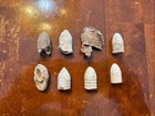 8 Original Civil War Bullets Minet Balls Kennesaw Mountain June 27, 1864