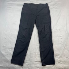 Theory Black Straight Leg Career Dress Pants Women's Size 2 Minimalist Trouser