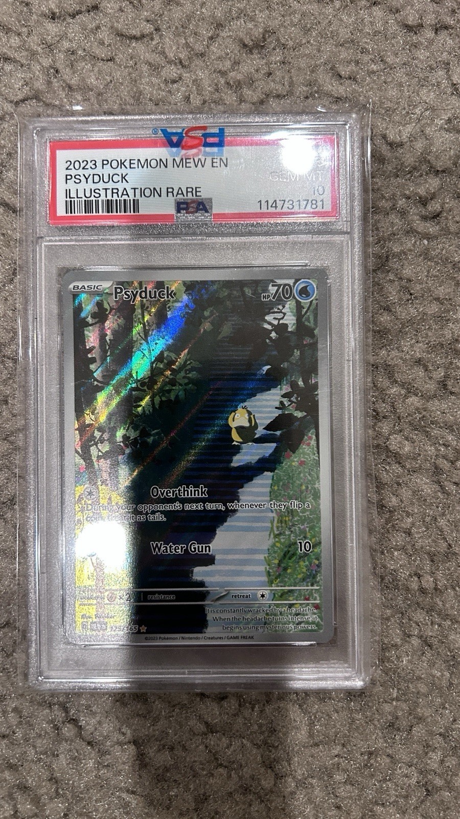 Psyduck 2023 Scarlet & Violet: 151 #175/165 Illustration Rare