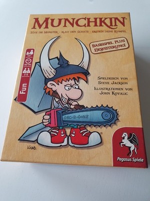 MUNCHKIN - Basisspiel Plus Erweiterung  Pegasus