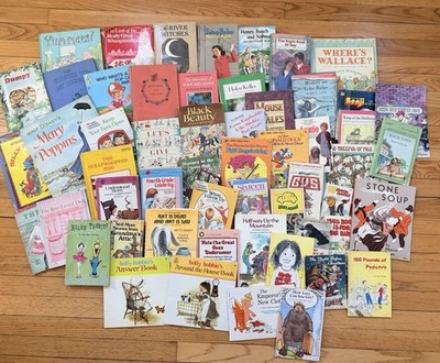 Lot of 55 Vintage Children s & Young Adult Vintage Books from 1940 s-80 s