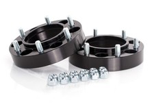 Spidertrax Whs007k 6 X 5-12 X 1-14 Thick Black Wheel Spacers Pair