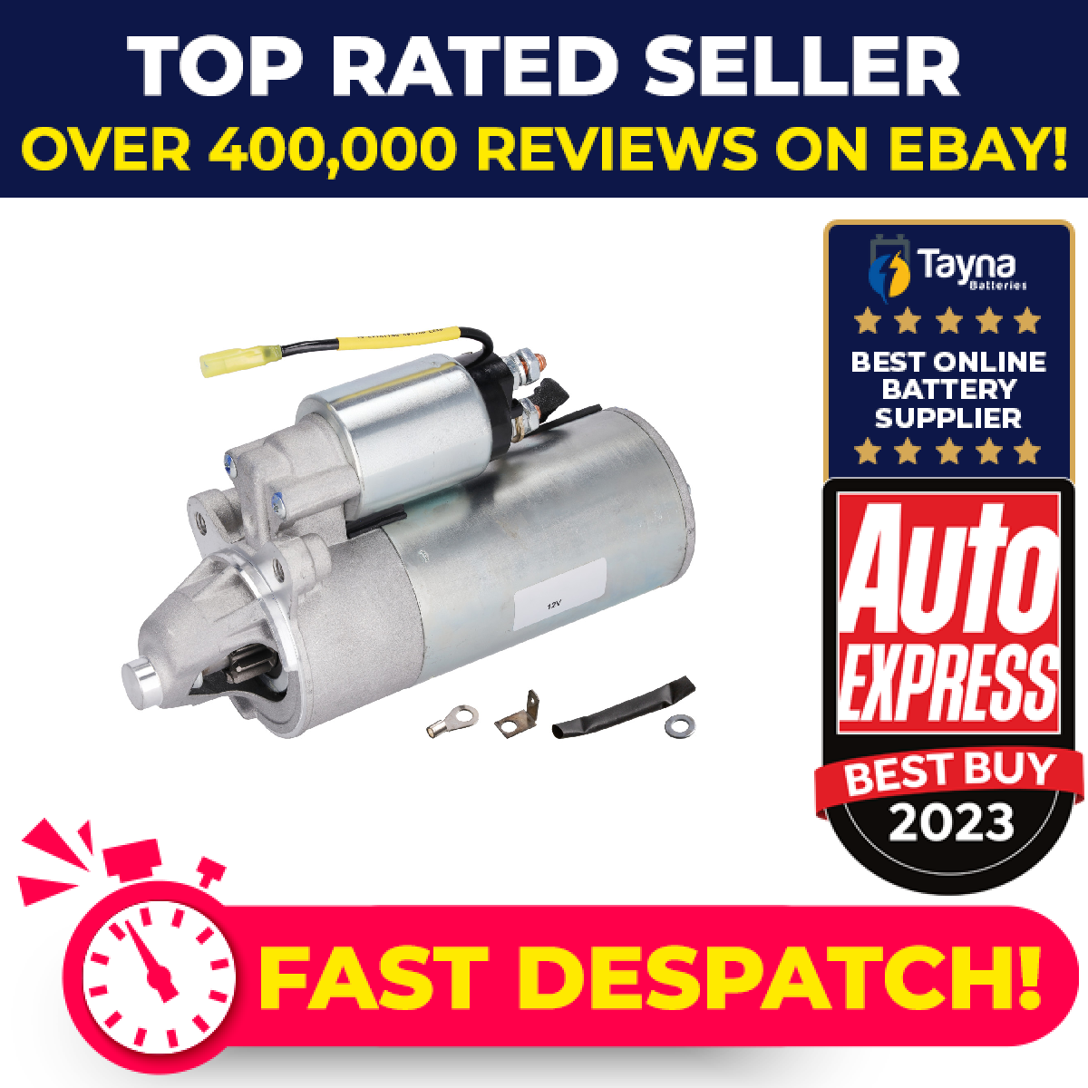 Starter Motor fits FORD MONDEO Mk2 1.8D 96 to 00 RFN 1008813 1416204 5023587 New