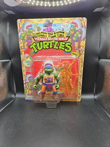 Whacky Wild West Cheif Leo Teenage Mutant Ninja Turtles Vtg Playmates 90s