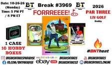BRYSON DECHAMBEAU 2026 Panini Par Three LIV Golf Hobby CASE Break #3969