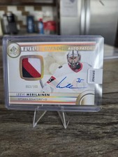 2023-24 Sp Authentic Leevi Merilainen 3 Clr Future Watch Auto Patch /100 #138...