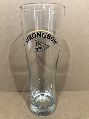 Strongbow Hard Apple Cider Fluted 9  Tall Slim 16 oz Pint Beer Glass