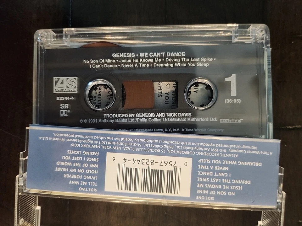 GENESIS WE CAN'T DANCE cassette tape album A2333 - Image 3 of 3
