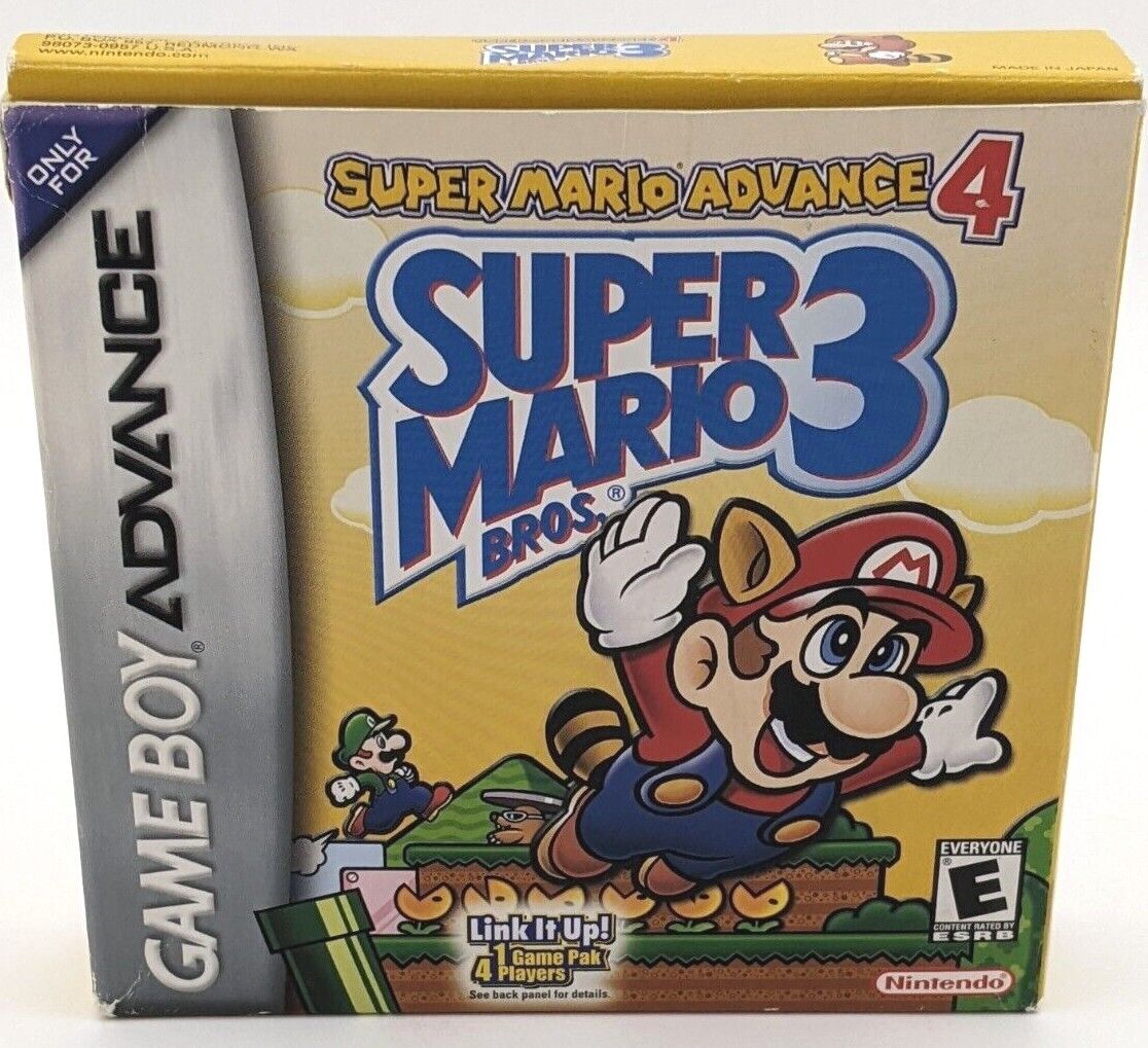 Super Mario Advance 4: Super Mario Bros. 3 - Game Boy Advance, Game Boy  Advance