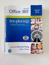 Complete 16th Ed OFFICE 365 MICROSOFT EXCEL 2019 Mary Ann Poatsy Textbook NEW