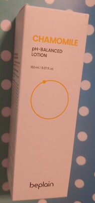 BEPLAIN pH-Balanced Lotion, Chamomile, 5.07 fl oz (150 ml) Expires July 27, 2026
