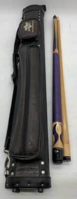 Viking 20 Oz Maple Brown Black & Purple Pool Cue Stick (GAL152543)