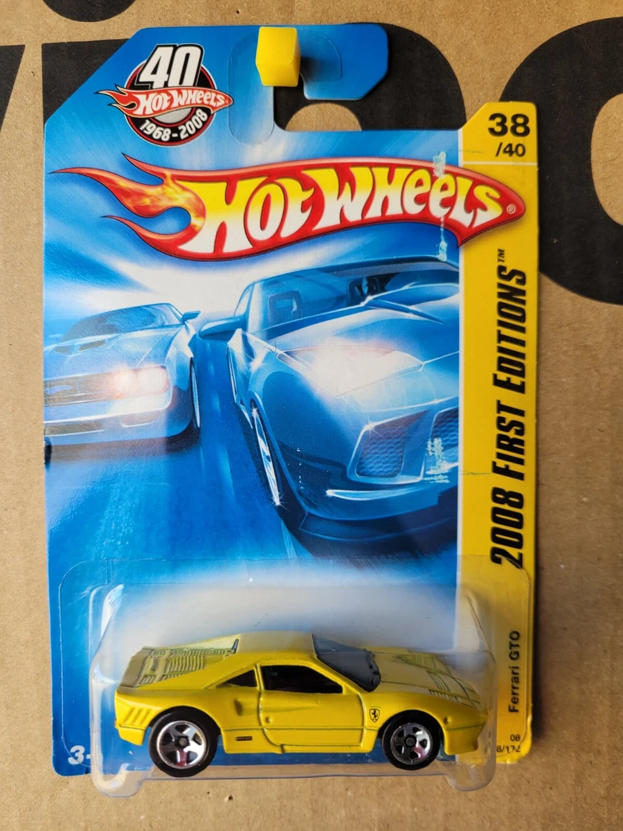 HOT WHEELS 2008 - FERRARI 288 GTO [YELLOW] NEAR MINT VHTF CARD 