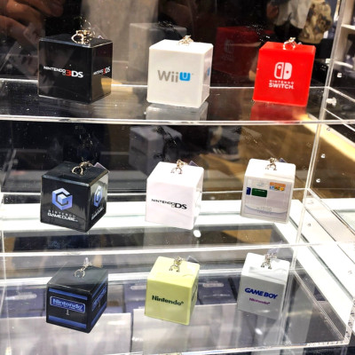 Nintendo Museum Startup Sound Schlüsselanhänger Sammlung mit Box NEU Japan