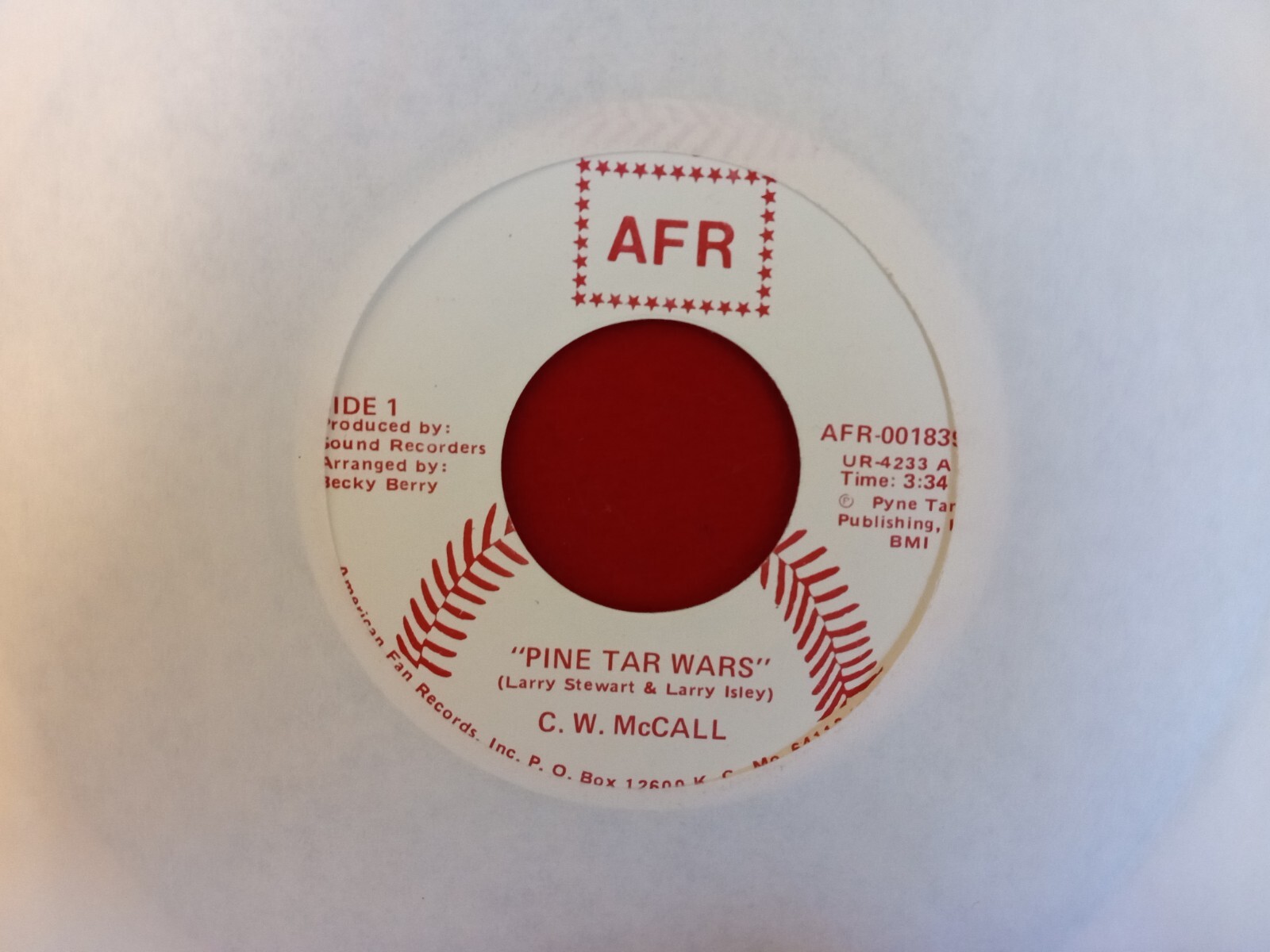 45 record Brett Pine Tar Wars Royals eBay