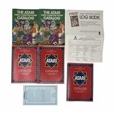 Atari Catalog 5 x LOT VTG 1981 1982 Video Computer System Game Program Cartridge