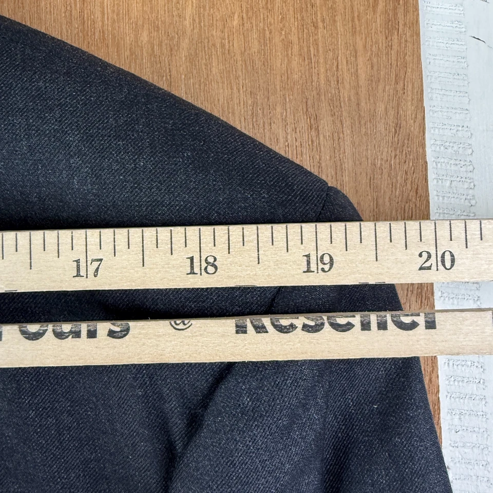 Traje Tom James Para Hombre 42S Gris Carbón 2 Botones Real Clásico Holanda Lana Jerez Foto 4 de 4