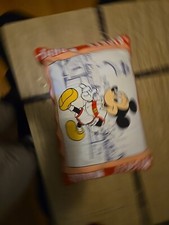 Vintage Mickey Mouse Pillow Case With Pillow Inside