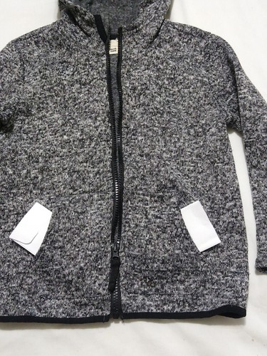 CD Copper Denim Girls Hoodie size 5 Black Gray Blend - Picture 4 of 10
