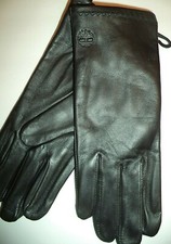 Ladies Timberland Leather Gloves,Black