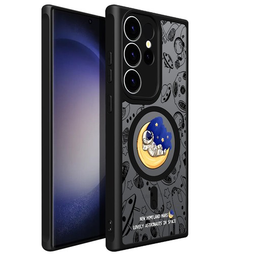For Samsung S24 Ultra S23 FE S22 Plus Astronaut Mag Safe Shockproof Case Cover - Zdjęcie 9 z 16