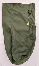US Military Army DUFFLE/SEA BAG LUGGAGE Top Load 2 Strap OD NYLON Acceptable