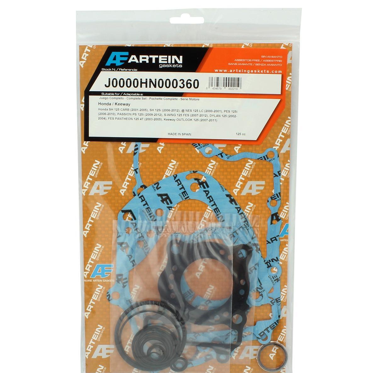 Pochette joint complète sh125 dylan nes s-wing et ps 125i pour réparation moteur