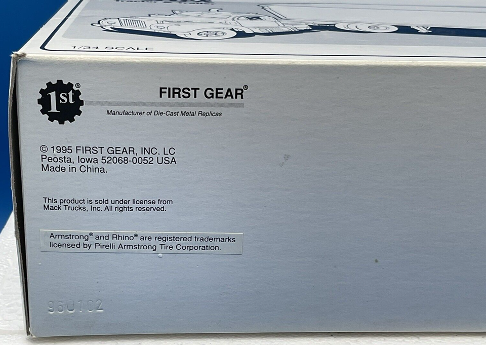 FIRST GEAR 1960 B61 MACK Tractor & Trailer CARLISLE Collecor Events 1/34 NEW eBay