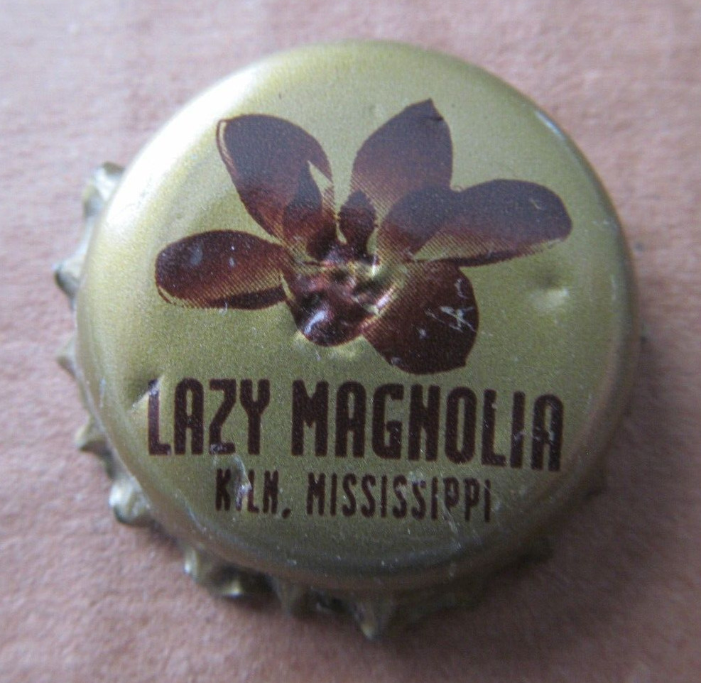 LAZY MAGNOLIA KILN MISSISSIPPI MICRO CRAFT BEER BOTTLE CAP