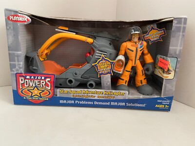 Major Powers Star Squad Adventure Helicopter Captain Jumpjet Flier