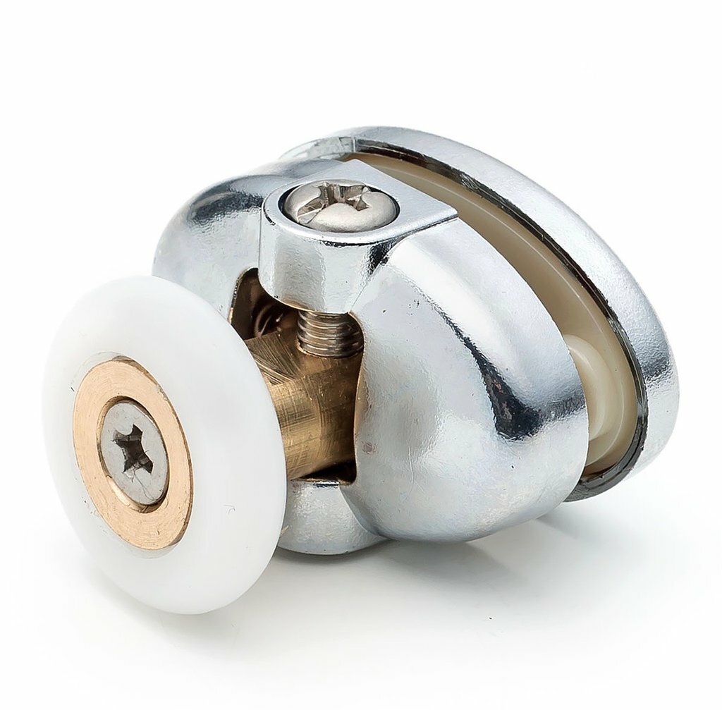 2 x Lakes Single Top Shower Door Rollers/Runners /Wheels 23mm in Diameter L077-2