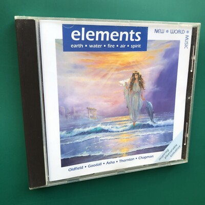 ELEMENTS Electronic New Age CD Terry Oldfield Medwyn Goodall Asha Quinn Fire Air