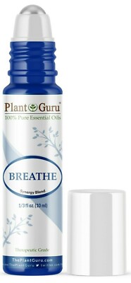 Breathe Easy Essential Oil Roll on Blend For Respiratory Colds, Flu And Sinus 