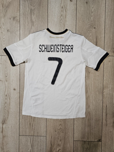 GERMANY 2010 SCHWEINSTEIGER  FOOTBALL SHIRT SOCCER JERSEY 11-12Y 152cm ADIDAS - Picture 1 of 9