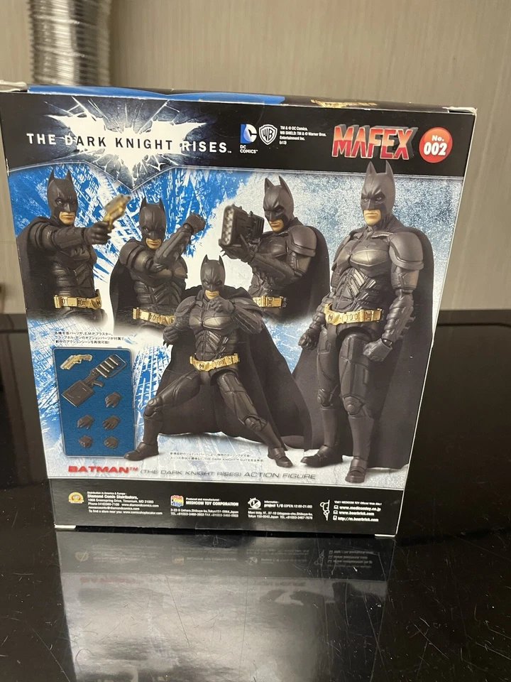 Figura de acción MAFEX The Dark Knight Rises Batman No.002 Medicom *Nueva en caja* Foto 2 de 4