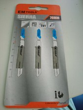 Pack Ricambio 3 Fogli Per Sega A Gattuccio Metallo T118A 76 Mm