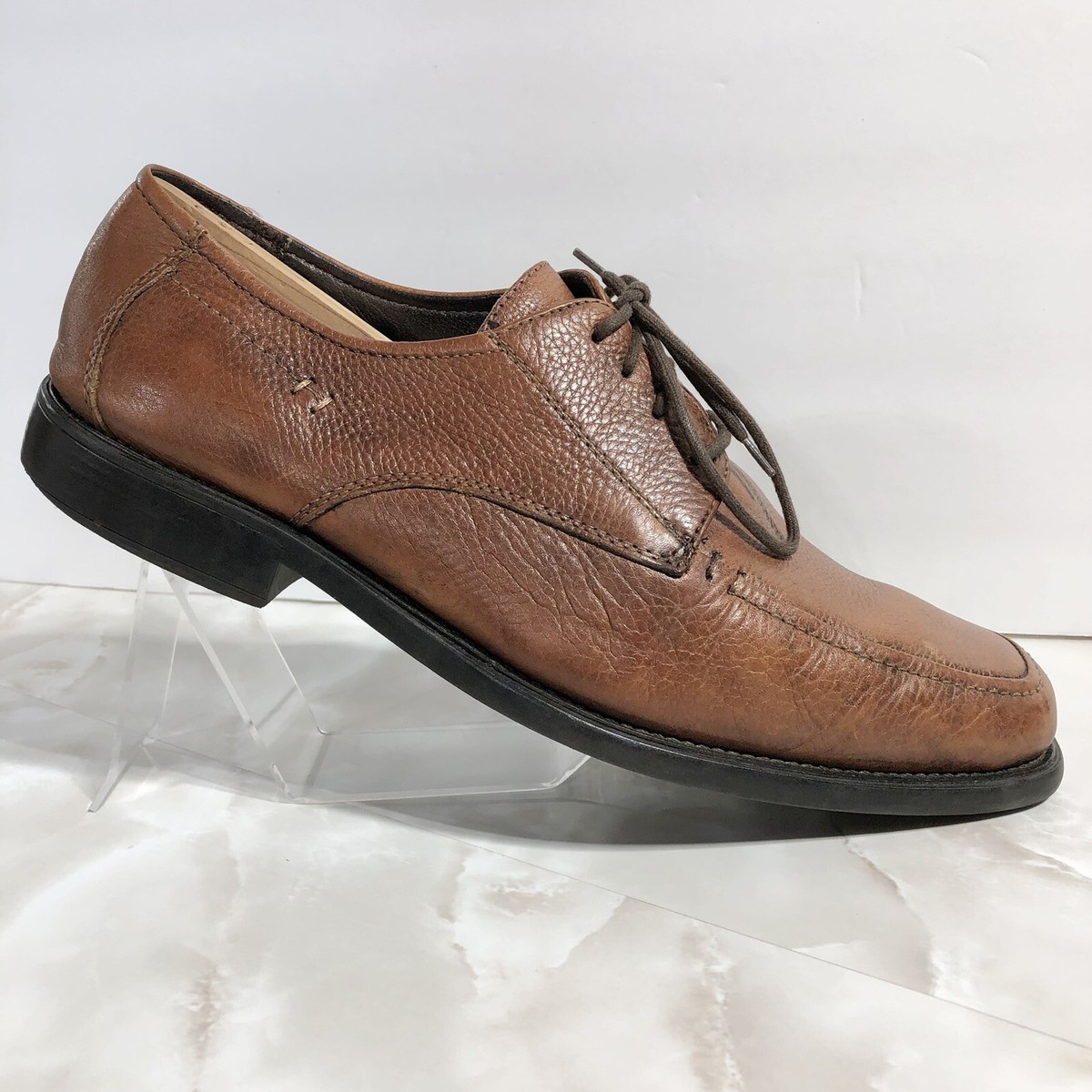 Johnston Murphy Flex Brown Sheepskin Comfort Made In Brazil  display picture 1
