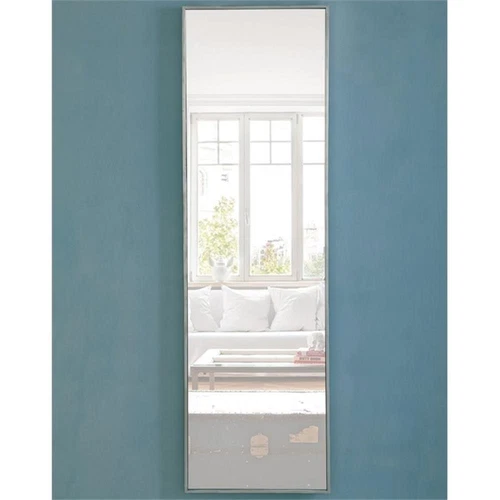 Elegant Decor Monet 60" x 18" Rectangle Metal Frame Mirror in Silver - Picture 7 of 14