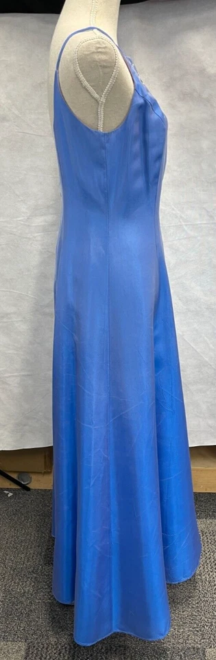 Vestido de graduación vintage Gunne Sax Jessica McClintock Y2K Maxi azul hada 6/8 Foto 3 de 4