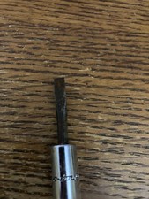 Snap-on tools S6138E 1/4 drive chrome throttle idle adjust 3/16 flat tip driver