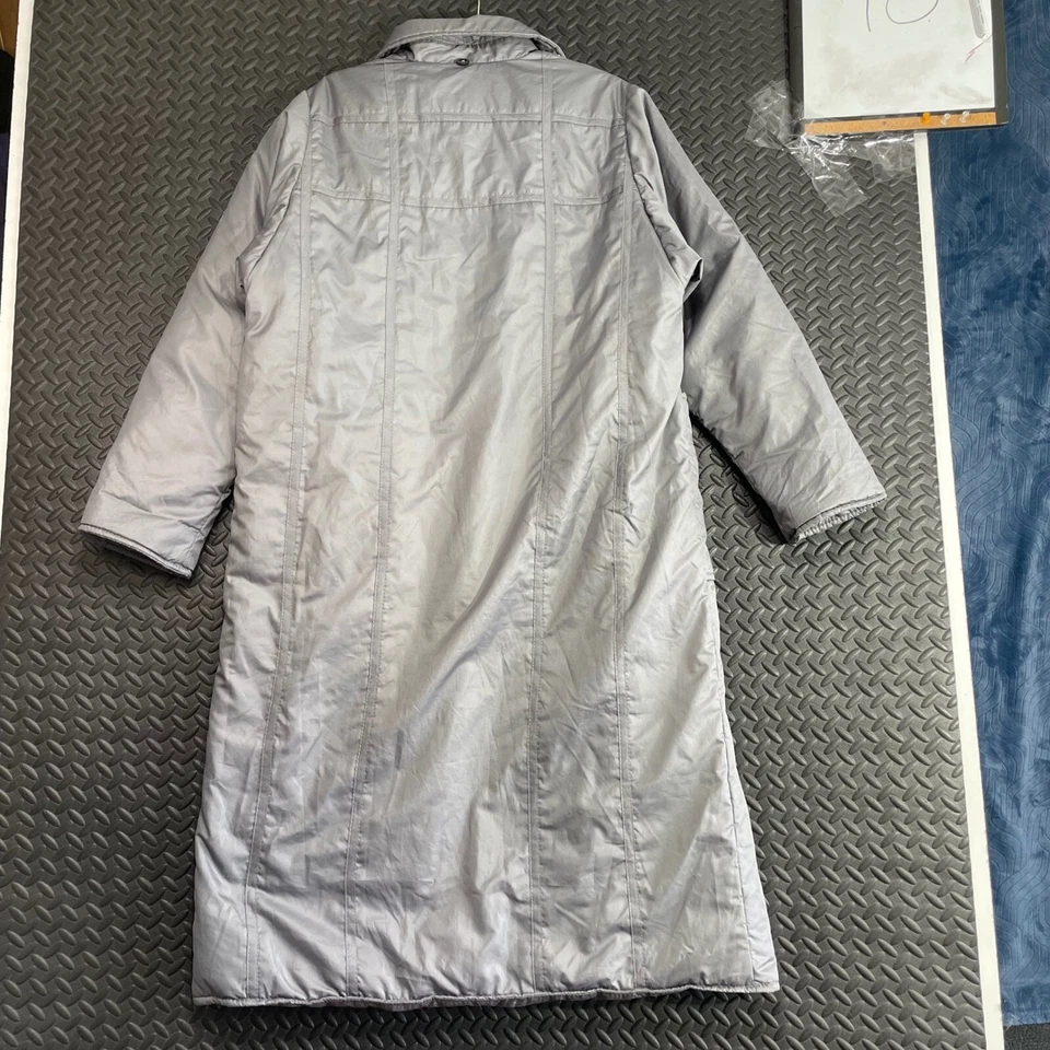 Abrigo Chaqueta Parka Puffer Plumón de Ganso Plata Esterlina De Colección Mujer Talla 14 Foto 3 de 4