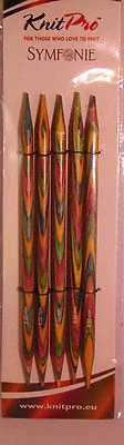KnitPro Symfonie Holz Nadelspiel alle Größen Strumpfstricknadeln